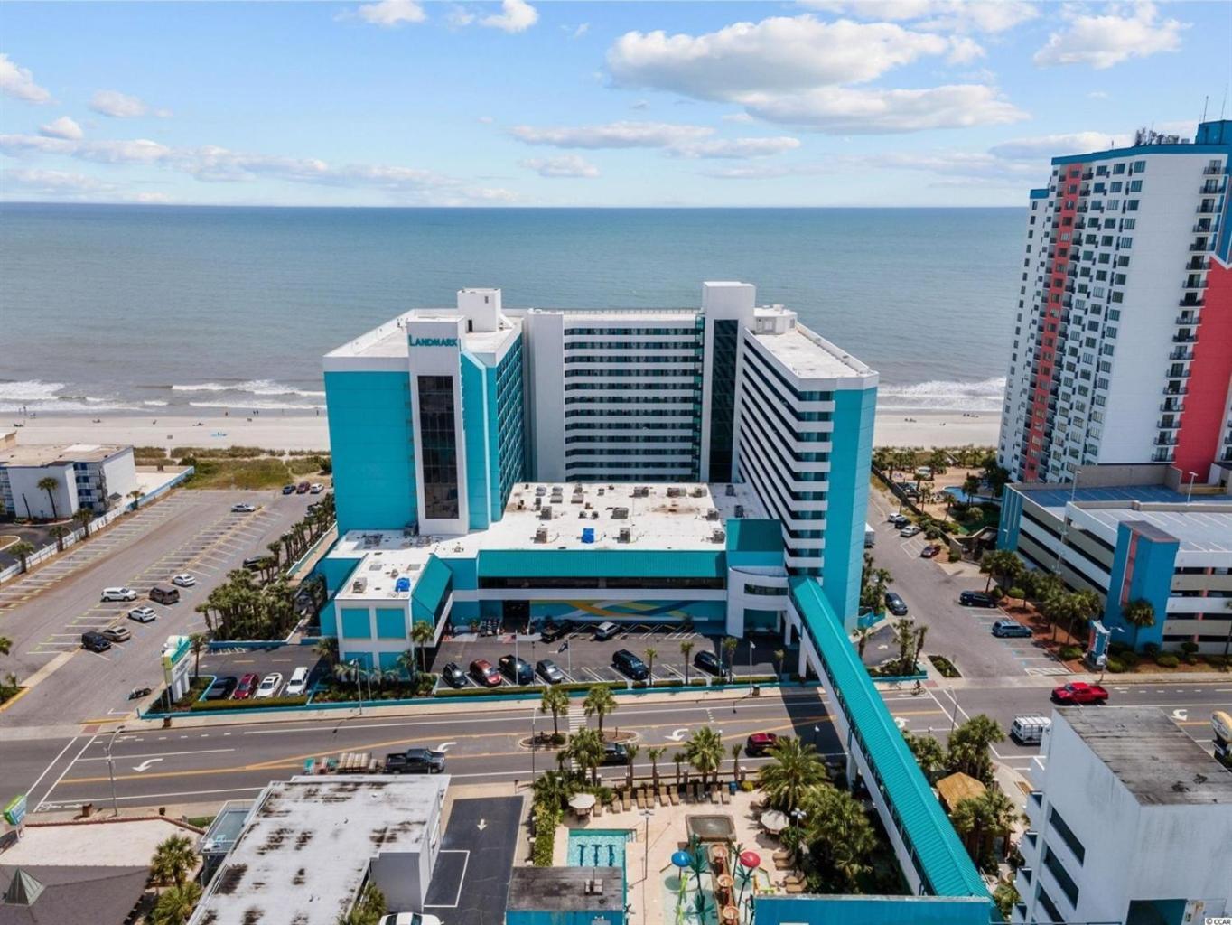Remodeled Condo, Waterpark View At Landmark Resort Myrtle Beach Exterior photo